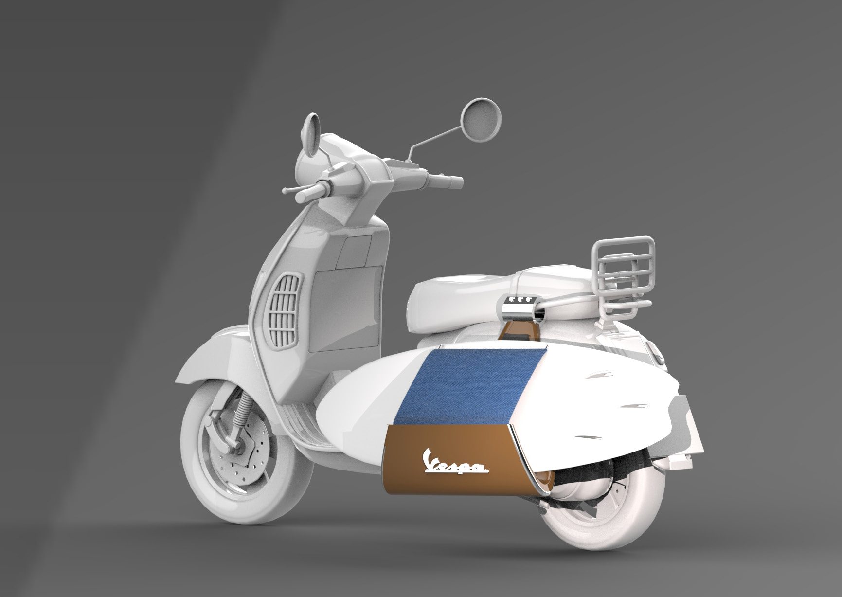 Rendu du prototype avec sangle bleue